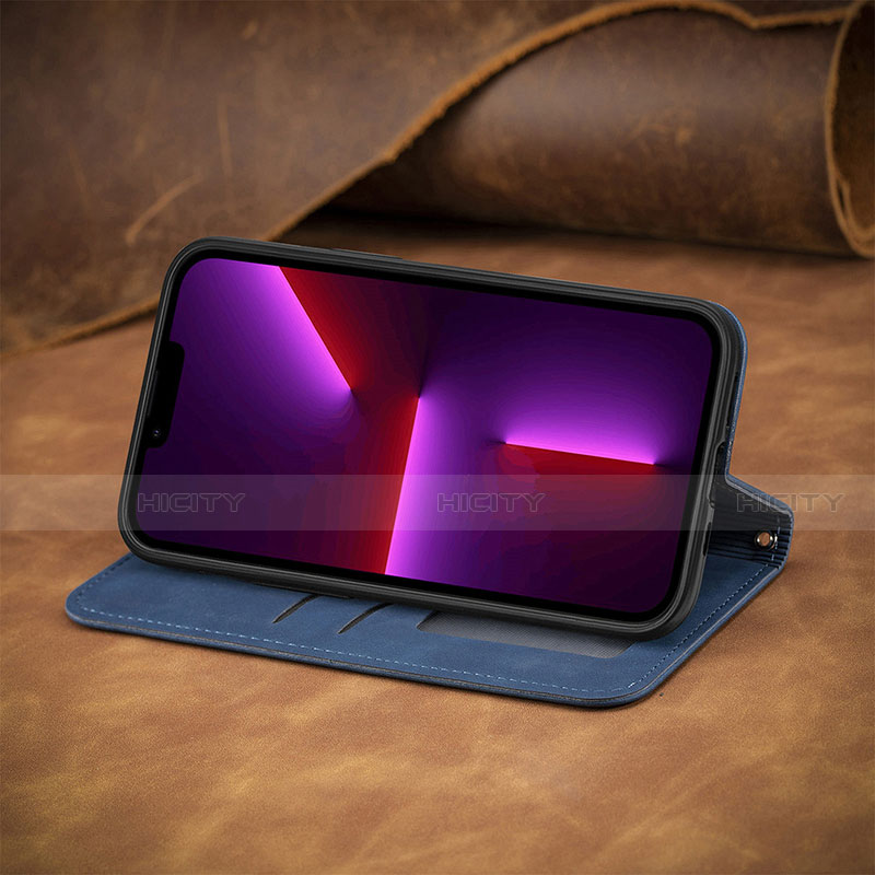 Handytasche Stand Schutzhülle Flip Leder Hülle H29 für Apple iPhone 13 Mini groß