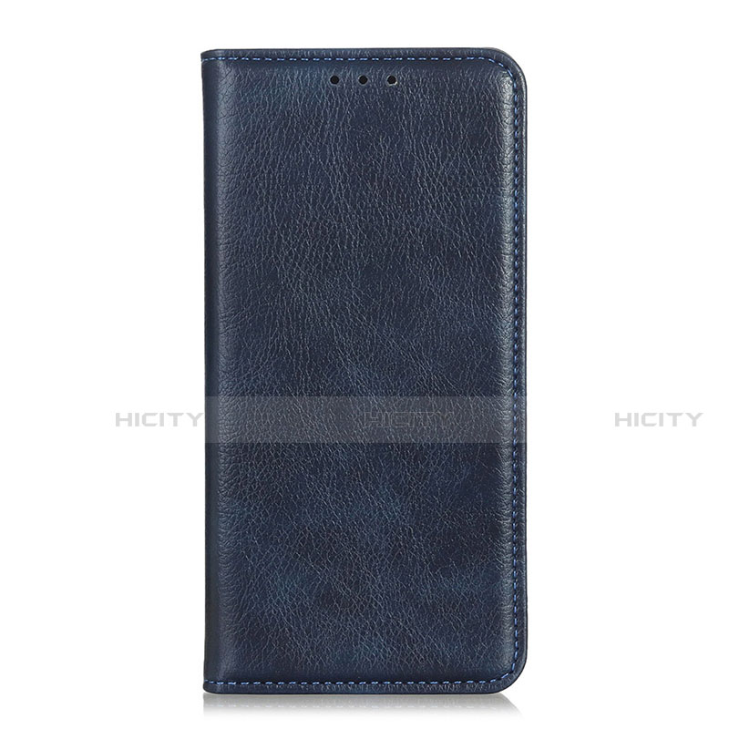 Handytasche Stand Schutzhülle Flip Leder Hülle L01 für Samsung Galaxy M31 Prime Edition Blau Plus