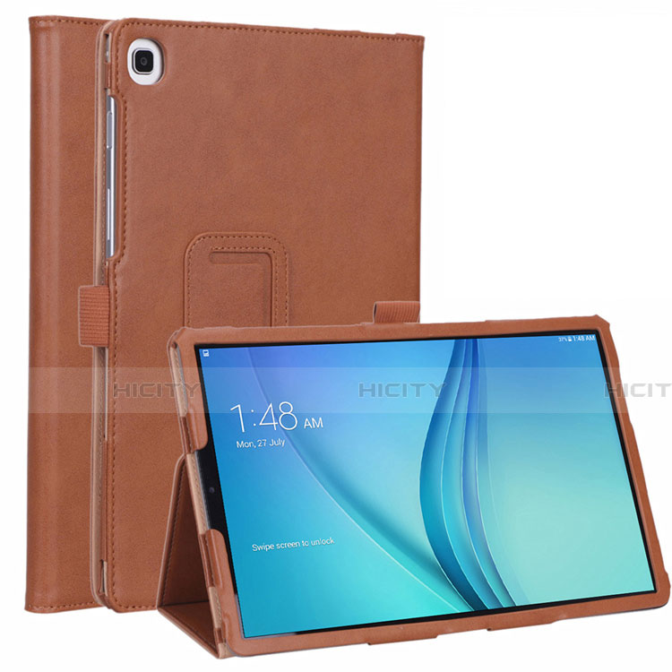 Handytasche Stand Schutzhülle Flip Leder Hülle L01 für Samsung Galaxy Tab S5e Wi-Fi 10.5 SM-T720 Braun Plus