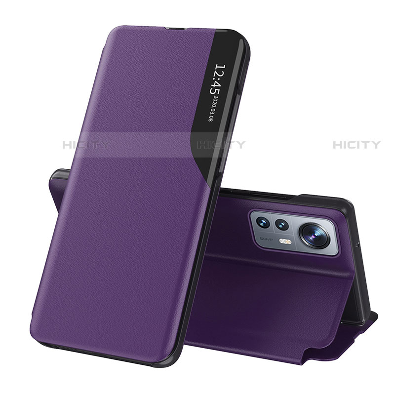 Handytasche Stand Schutzhülle Flip Leder Hülle L01 für Xiaomi Mi 12S 5G Violett Plus