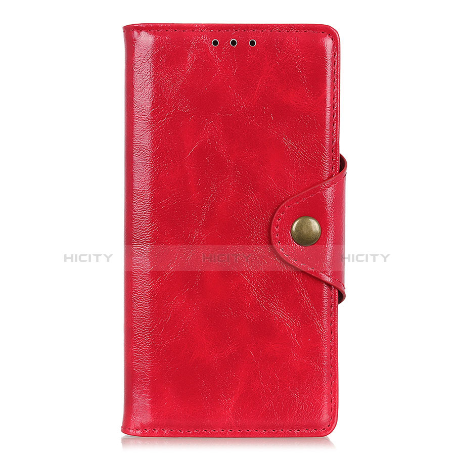 Handytasche Stand Schutzhülle Flip Leder Hülle L01 für Xiaomi Redmi Note 9 Pro Rot