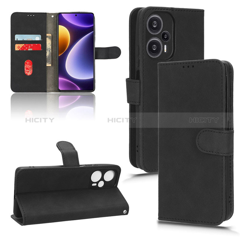 Handytasche Stand Schutzhülle Flip Leder Hülle L01Z für Xiaomi Poco F5 5G groß
