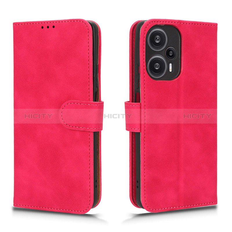 Handytasche Stand Schutzhülle Flip Leder Hülle L01Z für Xiaomi Poco F5 5G Pink Plus