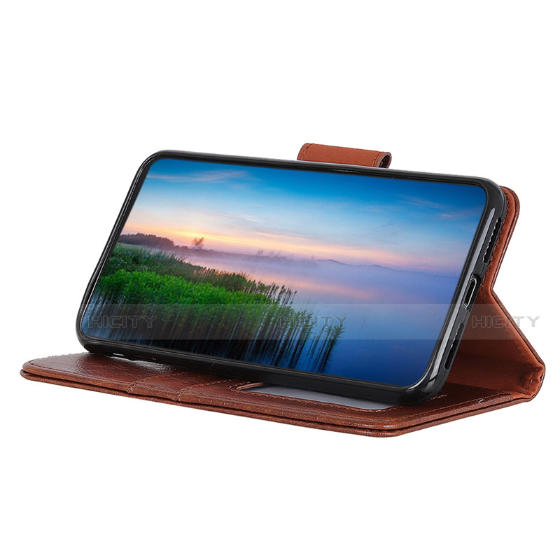 Handytasche Stand Schutzhülle Flip Leder Hülle L02 für Motorola Moto G 5G groß