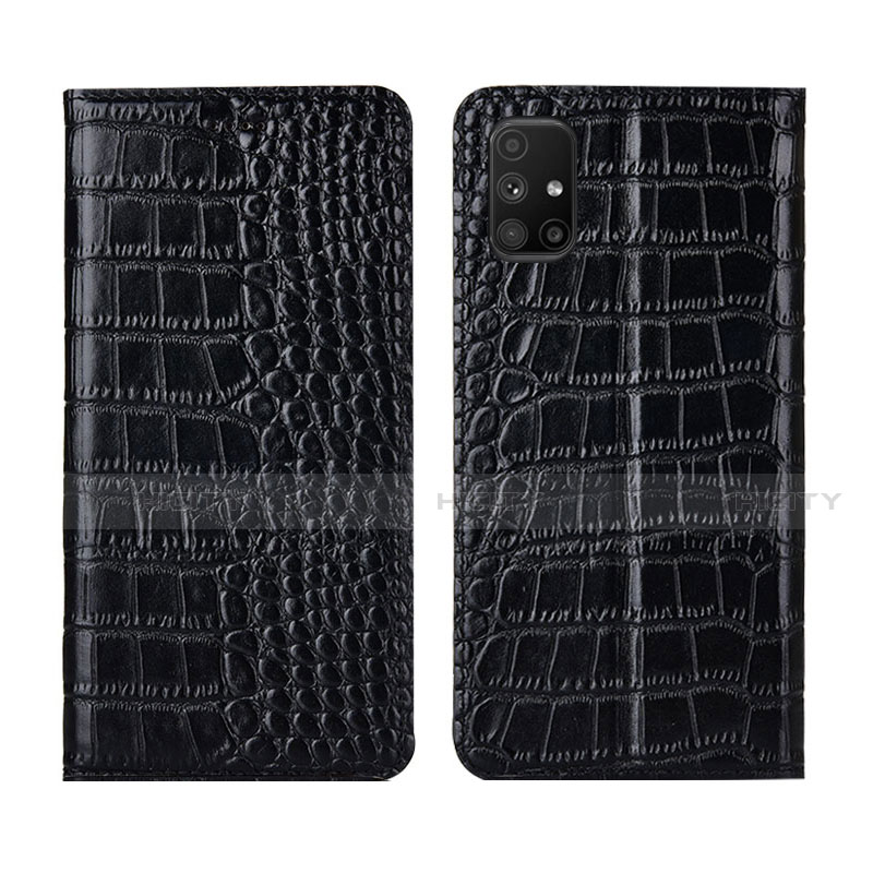Handytasche Stand Schutzhülle Flip Leder Hülle L02 für Samsung Galaxy M51
