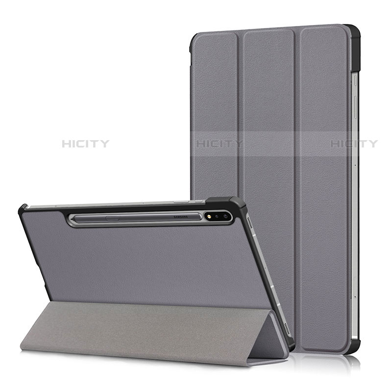 Handytasche Stand Schutzhülle Flip Leder Hülle L02 für Samsung Galaxy Tab S7 11 Wi-Fi SM-T870 groß