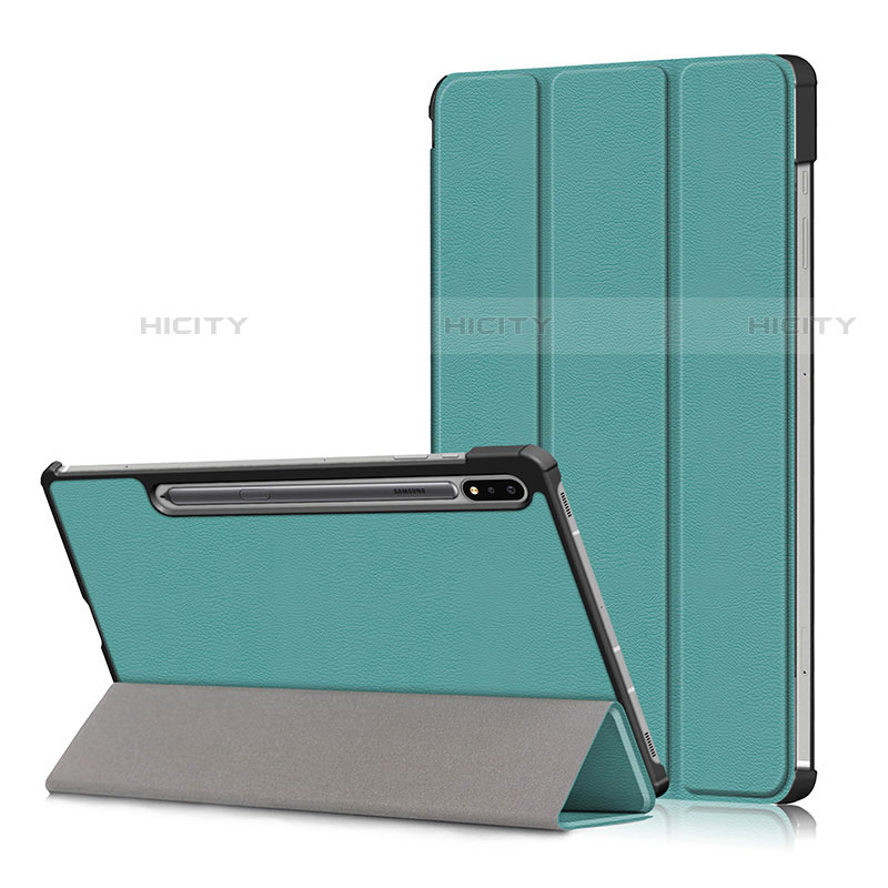 Handytasche Stand Schutzhülle Flip Leder Hülle L02 für Samsung Galaxy Tab S7 11 Wi-Fi SM-T870 groß