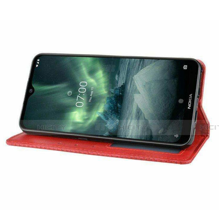 Handytasche Stand Schutzhülle Flip Leder Hülle L03 für Nokia 7.2