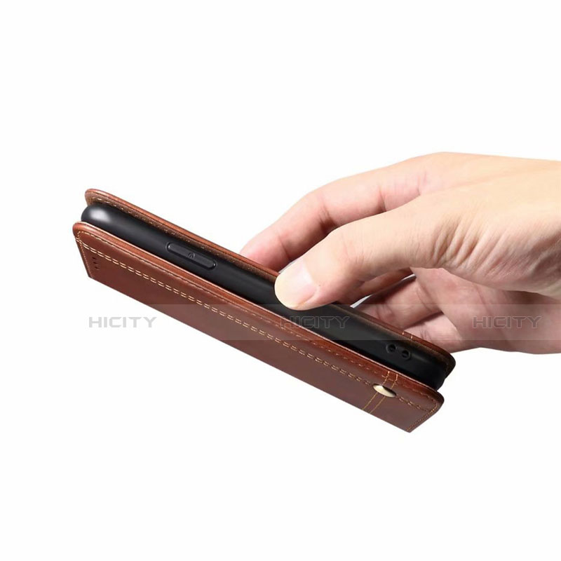 Handytasche Stand Schutzhülle Flip Leder Hülle L03 für Samsung Galaxy M51 groß