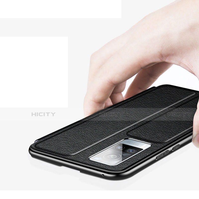 Handytasche Stand Schutzhülle Flip Leder Hülle L03 für Vivo X60T 5G