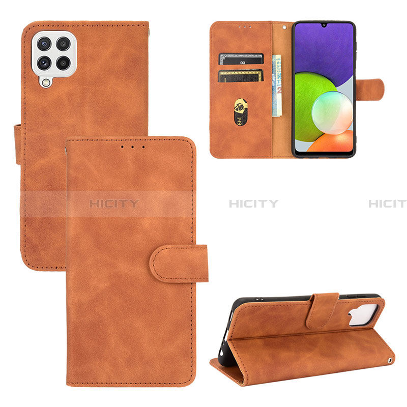 Handytasche Stand Schutzhülle Flip Leder Hülle L03Z für Samsung Galaxy A22 4G