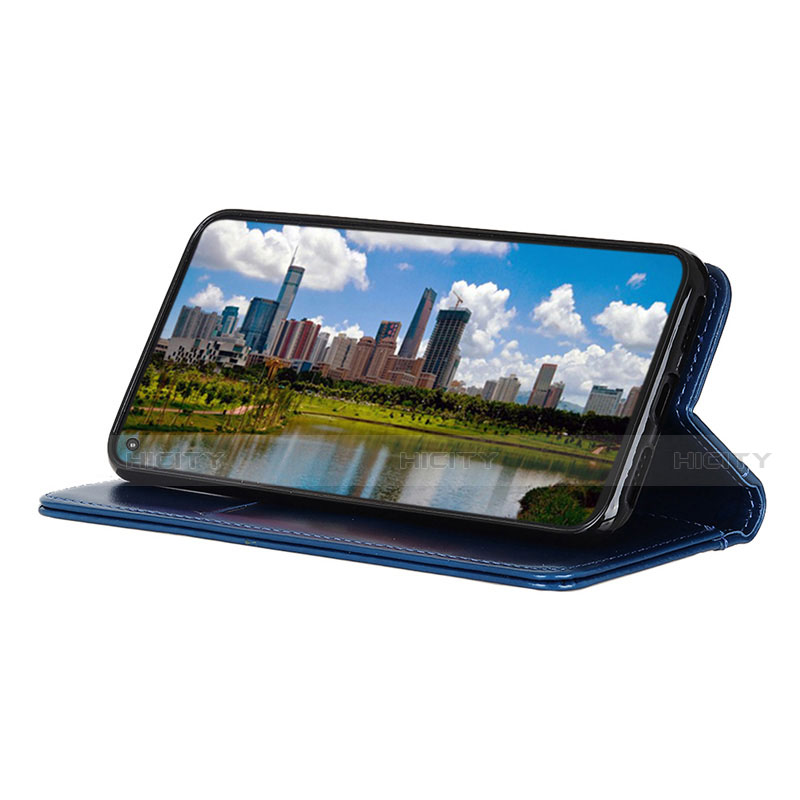 Handytasche Stand Schutzhülle Flip Leder Hülle L04 für Motorola Moto G8 Power groß