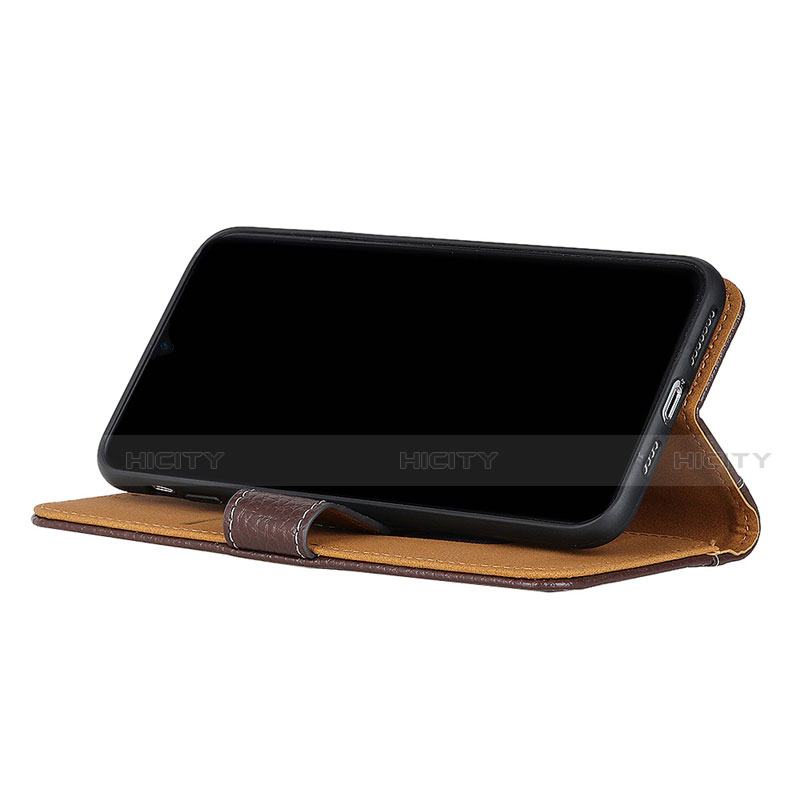 Handytasche Stand Schutzhülle Flip Leder Hülle L04 für Motorola Moto One Fusion groß