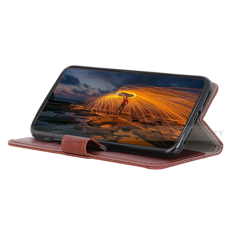 Handytasche Stand Schutzhülle Flip Leder Hülle L04 für Oppo Reno3 A groß