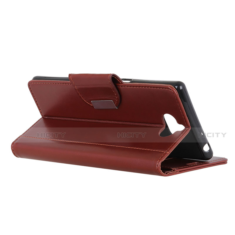 Handytasche Stand Schutzhülle Flip Leder Hülle L04 für Sony Xperia 8 groß