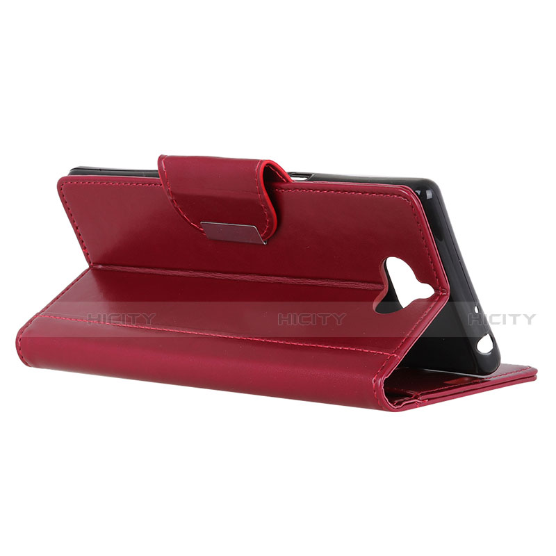 Handytasche Stand Schutzhülle Flip Leder Hülle L04 für Sony Xperia 8 groß