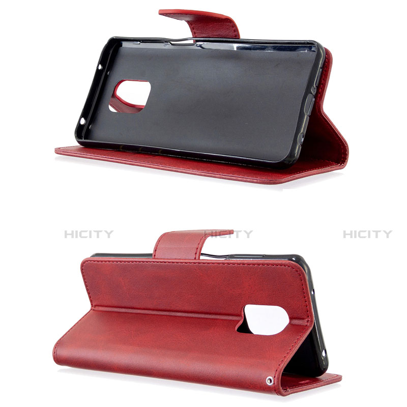 Handytasche Stand Schutzhülle Flip Leder Hülle L04 für Xiaomi Redmi Note 9 Pro Max groß