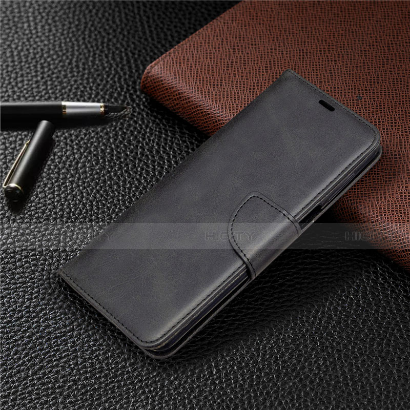 Handytasche Stand Schutzhülle Flip Leder Hülle L04 für Xiaomi Redmi Note 9 Pro Max Schwarz Plus