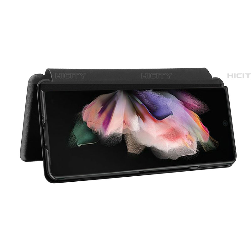 Handytasche Stand Schutzhülle Flip Leder Hülle L04Z für Samsung Galaxy Z Fold4 5G groß
