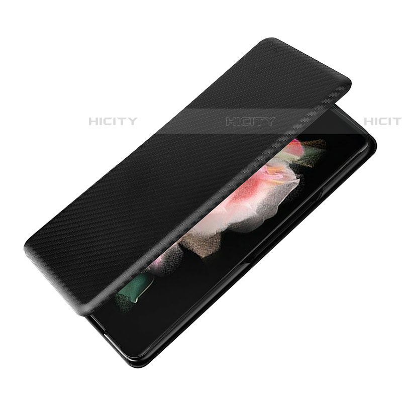 Handytasche Stand Schutzhülle Flip Leder Hülle L04Z für Samsung Galaxy Z Fold4 5G groß