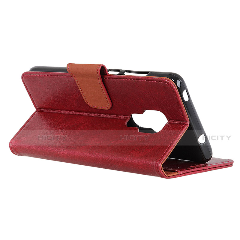 Handytasche Stand Schutzhülle Flip Leder Hülle L05 für Motorola Moto G9 Play groß