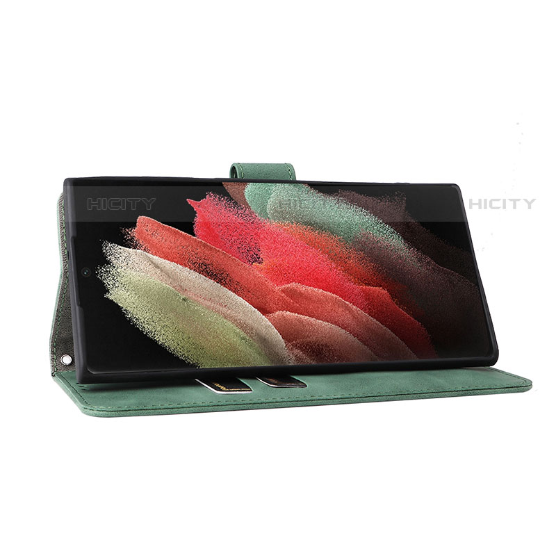 Handytasche Stand Schutzhülle Flip Leder Hülle L05Z für Samsung Galaxy S21 Ultra 5G