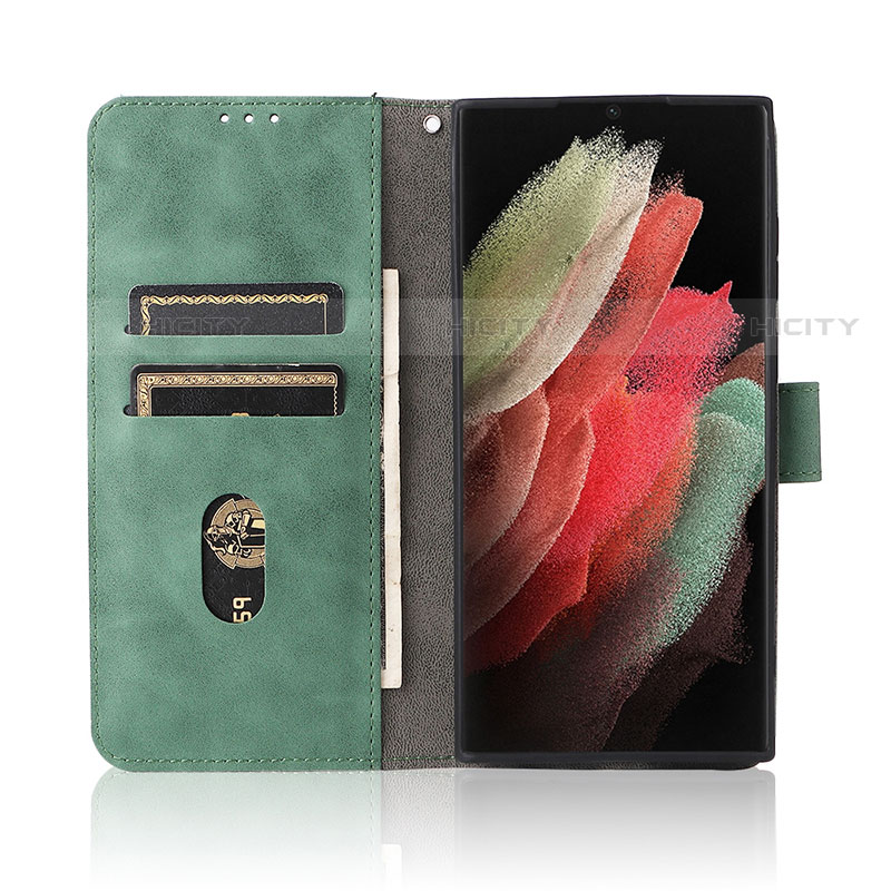 Handytasche Stand Schutzhülle Flip Leder Hülle L05Z für Samsung Galaxy S21 Ultra 5G