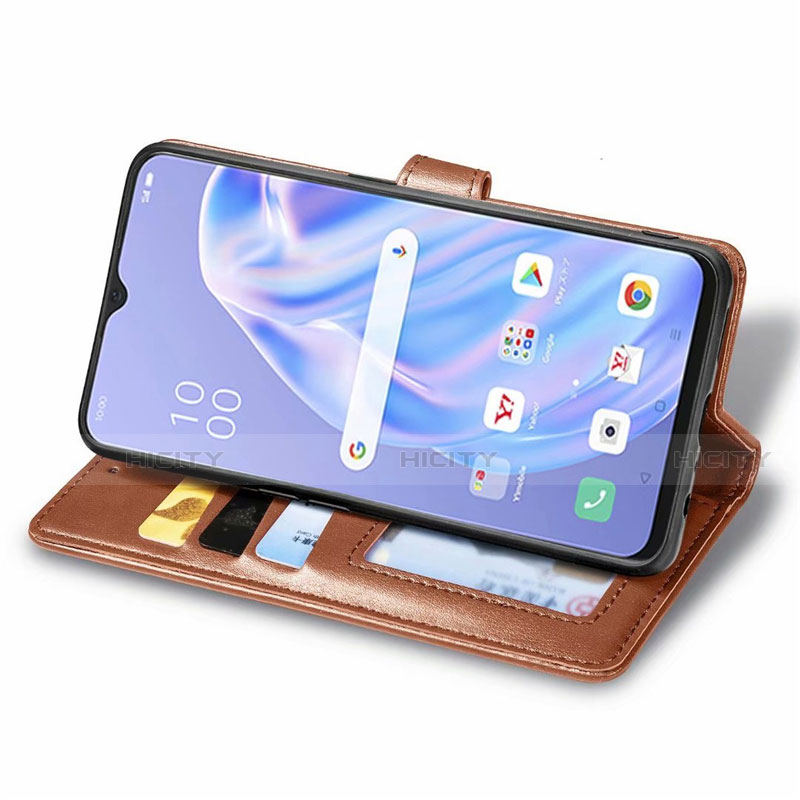 Handytasche Stand Schutzhülle Flip Leder Hülle L06 für Oppo Reno3 A groß