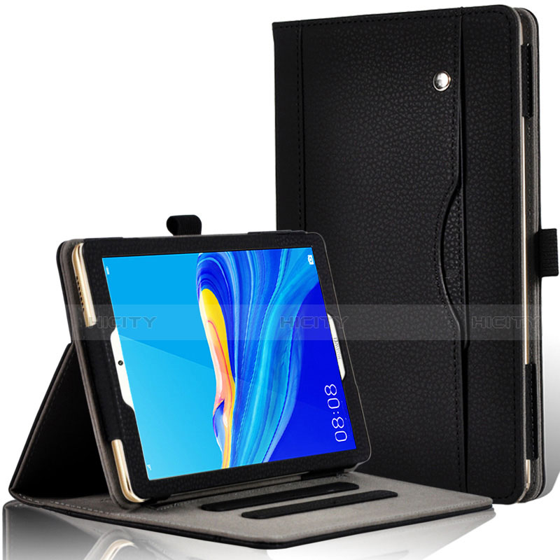 Handytasche Stand Schutzhülle Flip Leder Hülle L07 für Huawei MediaPad M6 8.4 Schwarz