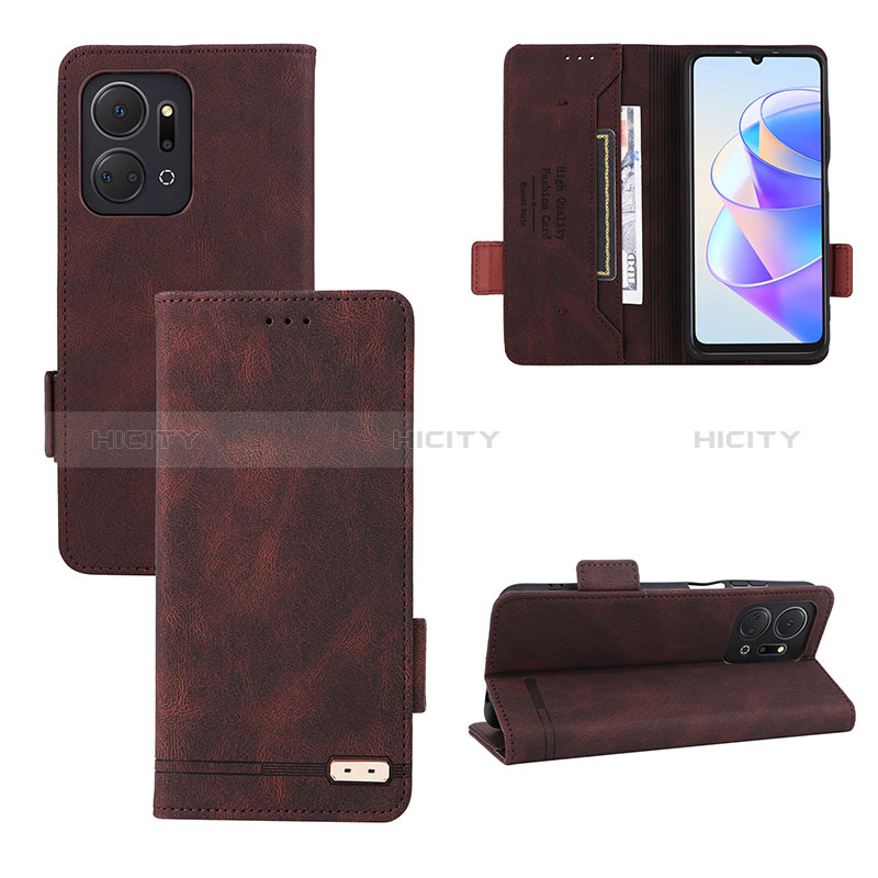 Handytasche Stand Schutzhülle Flip Leder Hülle L07Z für Huawei Honor X7a groß