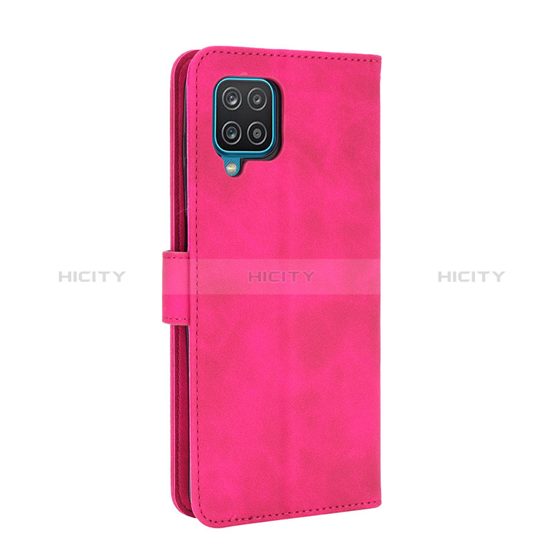 Handytasche Stand Schutzhülle Flip Leder Hülle L07Z für Samsung Galaxy F12 Pink
