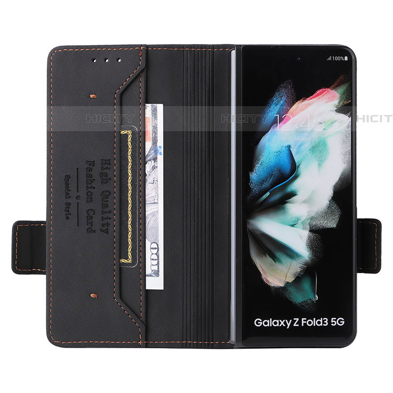 Handytasche Stand Schutzhülle Flip Leder Hülle L07Z für Samsung Galaxy Z Fold4 5G groß