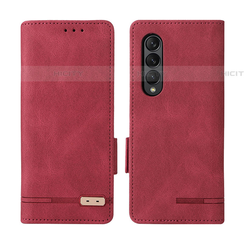 Handytasche Stand Schutzhülle Flip Leder Hülle L07Z für Samsung Galaxy Z Fold4 5G groß