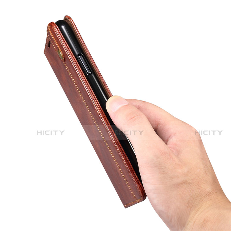 Handytasche Stand Schutzhülle Flip Leder Hülle L08 für Oppo Find X3 Lite 5G groß