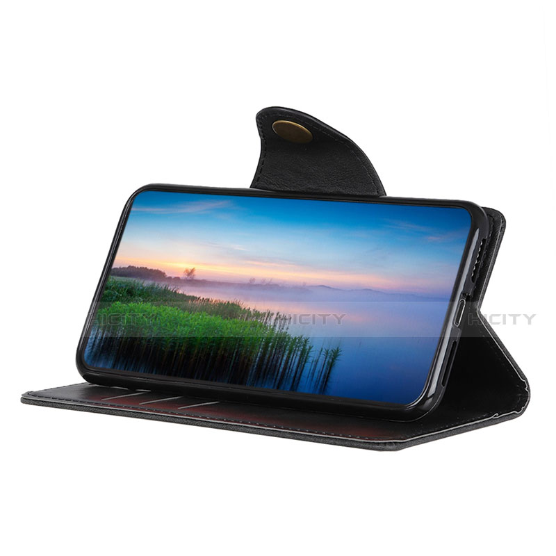 Handytasche Stand Schutzhülle Flip Leder Hülle L08 für Samsung Galaxy M01 Core groß