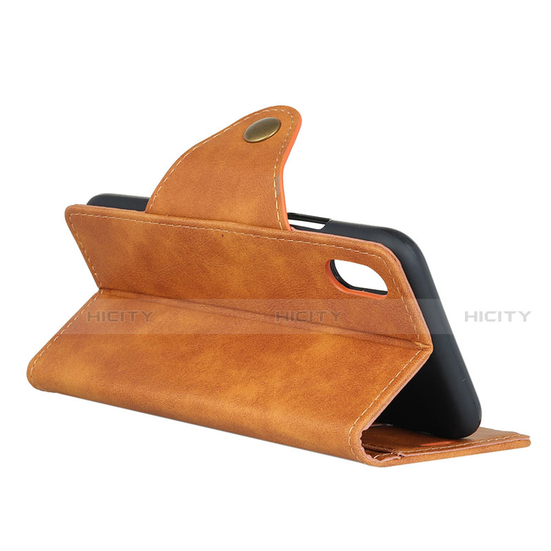 Handytasche Stand Schutzhülle Flip Leder Hülle L08 für Samsung Galaxy M01 Core groß