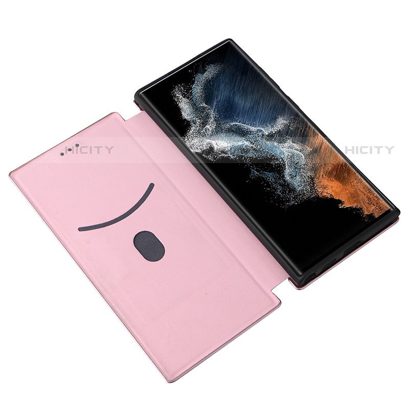 Handytasche Stand Schutzhülle Flip Leder Hülle L12Z für Samsung Galaxy S21 Ultra 5G