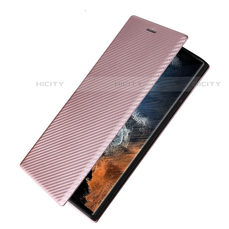 Handytasche Stand Schutzhülle Flip Leder Hülle L12Z für Samsung Galaxy S21 Ultra 5G