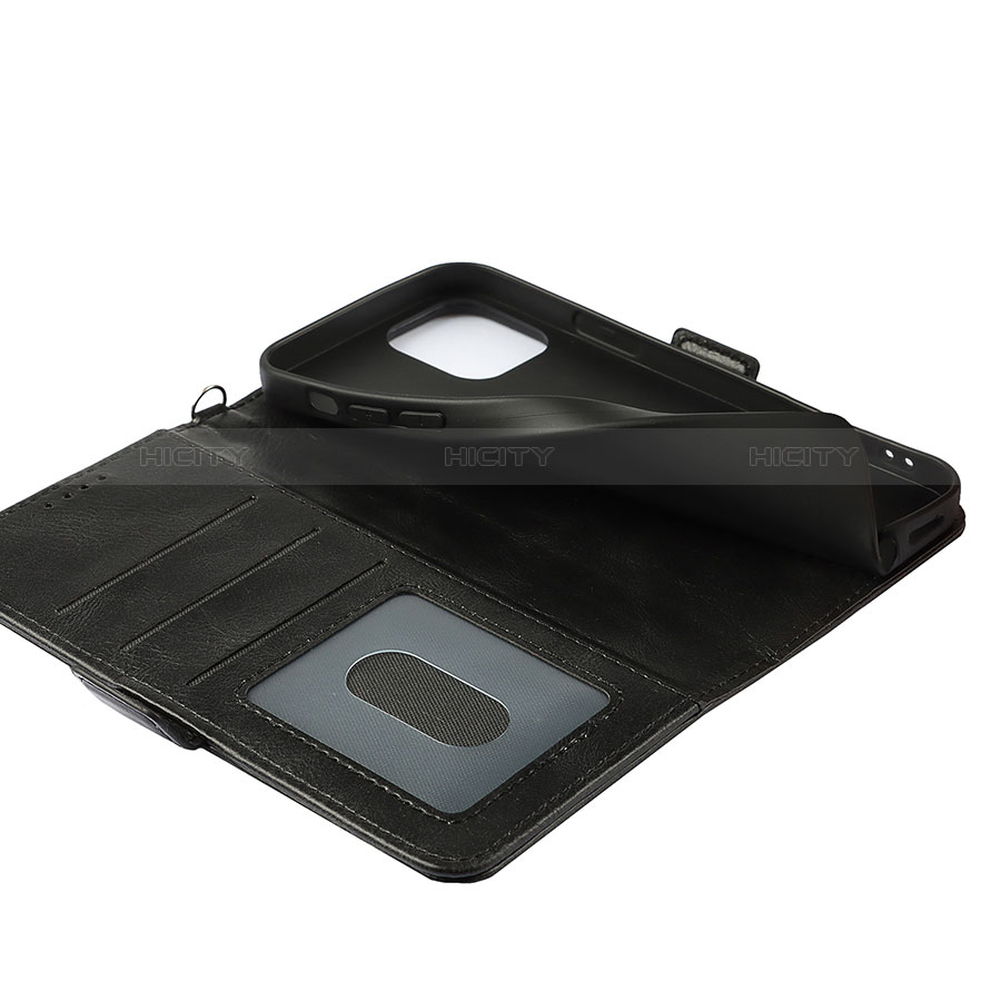 Handytasche Stand Schutzhülle Flip Leder Hülle L15 für Apple iPhone 14 groß