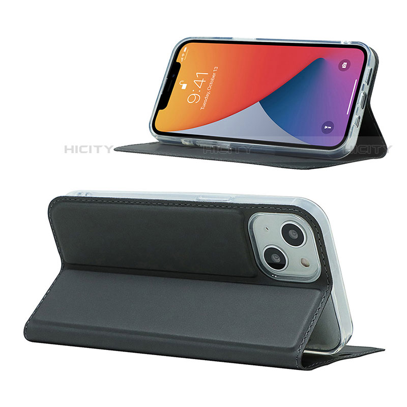 Handytasche Stand Schutzhülle Flip Leder Hülle L18 für Apple iPhone 14 groß