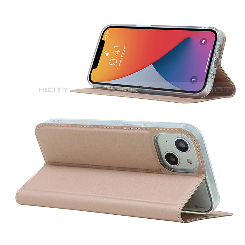 Handytasche Stand Schutzhülle Flip Leder Hülle L18 für Apple iPhone 14 groß