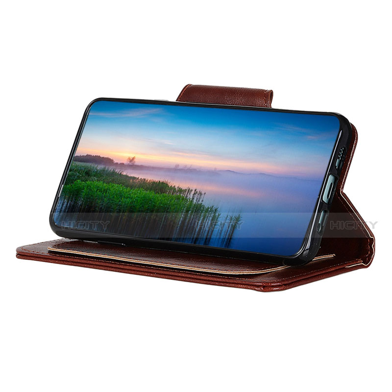 Handytasche Stand Schutzhülle Flip Leder Hülle L19 für Oppo Find X3 Lite 5G groß