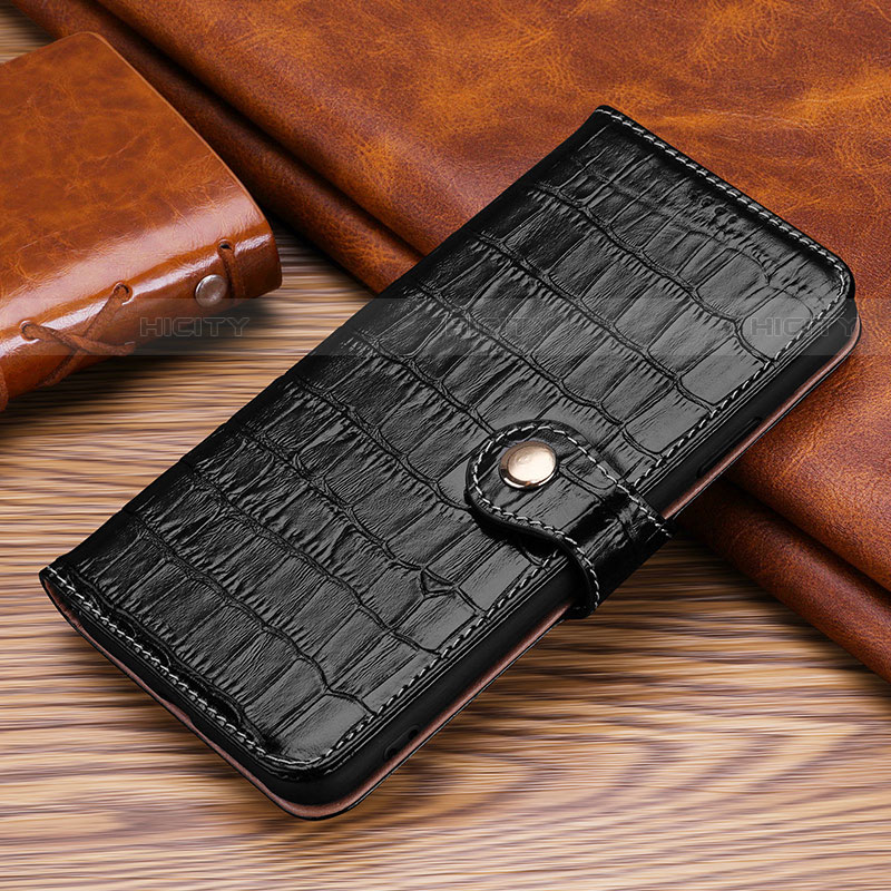 Handytasche Stand Schutzhülle Flip Leder Hülle L24 für Apple iPhone 14 Schwarz Plus