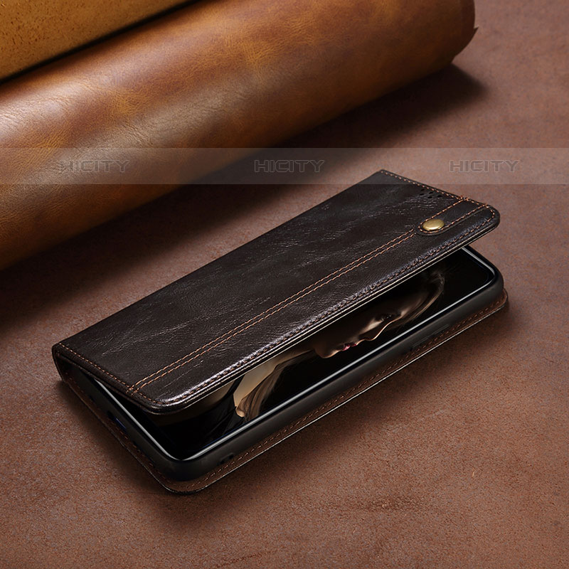 Handytasche Stand Schutzhülle Flip Leder Hülle L24 für Apple iPhone 15 Pro groß