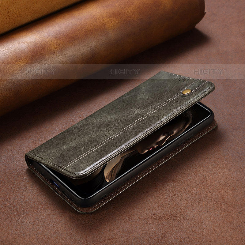 Handytasche Stand Schutzhülle Flip Leder Hülle L24 für Apple iPhone 15 Pro groß
