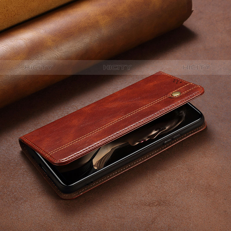 Handytasche Stand Schutzhülle Flip Leder Hülle L24 für Apple iPhone 15 Pro groß