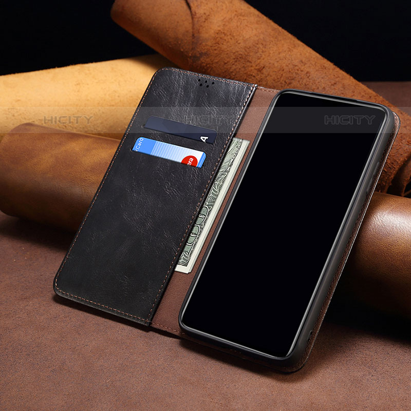 Handytasche Stand Schutzhülle Flip Leder Hülle L24 für Apple iPhone 15 Pro groß