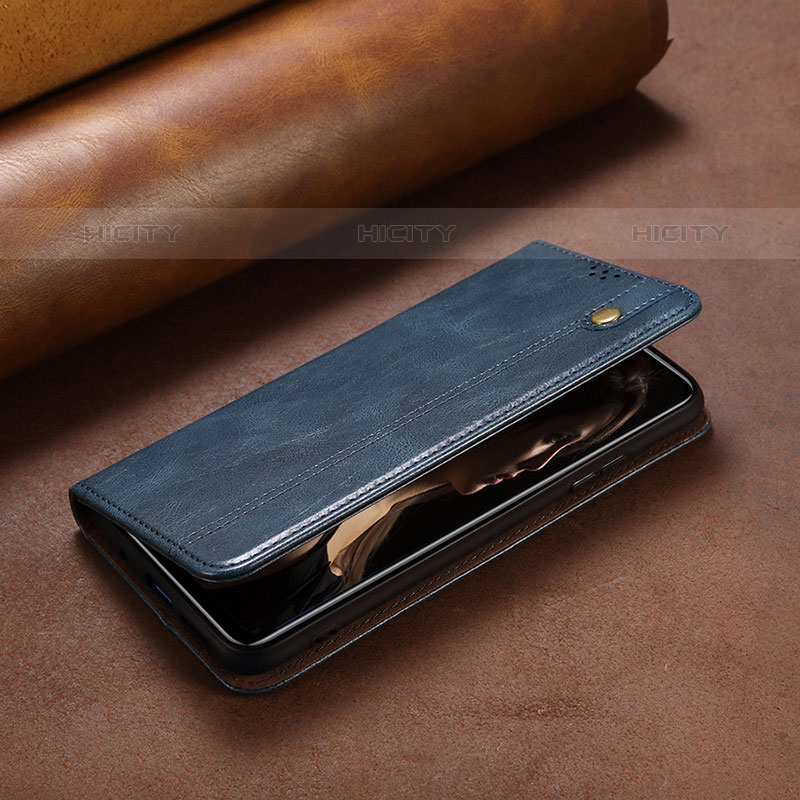 Handytasche Stand Schutzhülle Flip Leder Hülle L24 für Apple iPhone 15 Pro Braun Plus