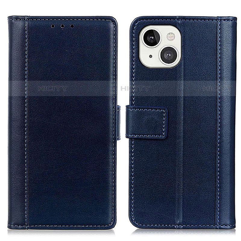 Handytasche Stand Schutzhülle Flip Leder Hülle L28 für Apple iPhone 14 groß