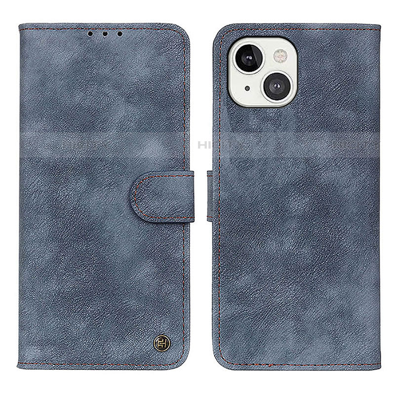 Handytasche Stand Schutzhülle Flip Leder Hülle L30 für Apple iPhone 14 Blau Plus